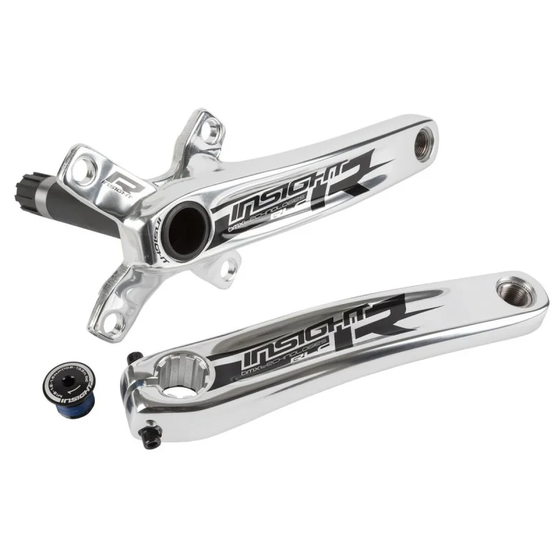Pédalier INSIGHT 4 Points 175mm Chromé 3 Pédalier INSIGHT 4 Points 175mm Chromé