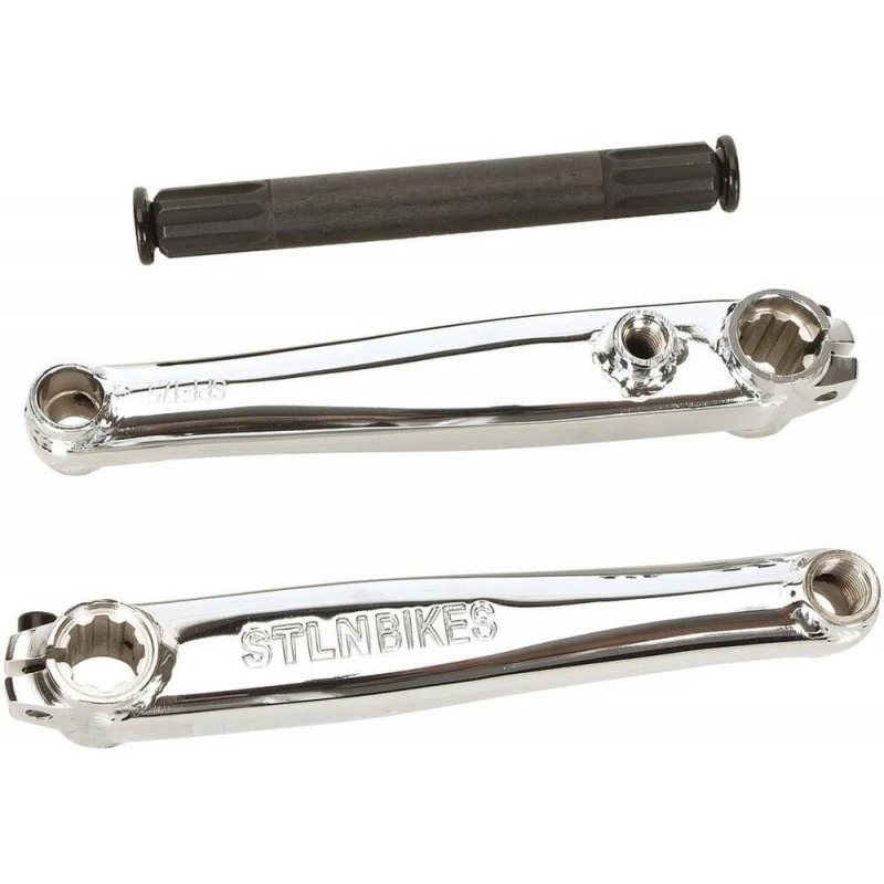 Pédalier STOLEN Mob V4 175mm Chromé 4 Pédalier STOLEN Mob V4 175mm Chromé – Image 2