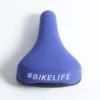 Selle BIKELIFE Bleue Logo Blanc -Magasin De Vélos selle bikelife bleue logo blanc