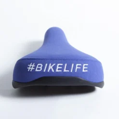 Selle BIKELIFE Bleue Logo Blanc 10 Selle BIKELIFE Bleue Logo Blanc -Magasin De Vélos selle bikelife bleue logo blanc 3