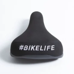 Selle BIKELIFE Noire Logo Blanc -Magasin De Vélos selle bikelife noire logo blanc 4