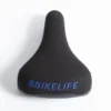 Selle BIKELIFE Noire Logo Bleu 2 Selle BIKELIFE Noire Logo Bleu -Magasin De Vélos selle bikelife noire logo bleu