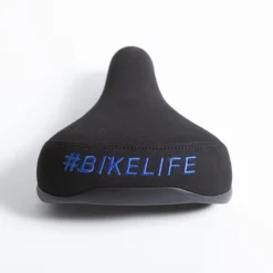 Selle BIKELIFE Noire Logo Bleu 8 Selle BIKELIFE Noire Logo Bleu -Magasin De Vélos selle bikelife noire logo bleu 2
