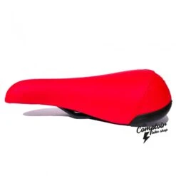 Selle BIKELIFE Rouge Logo Blanc -Magasin De Vélos selle bikelife rouge logo blanc 2