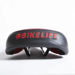 Selle BIKELIFE X PATROX Rouge-Noir -Magasin De Vélos selle bikelife x patrox red black 4