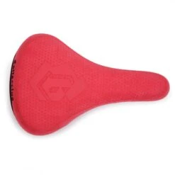 Selle COLLECTIVE Monogram V2 Rouge -Magasin De Vélos selle collective monogram v2 rouge 2